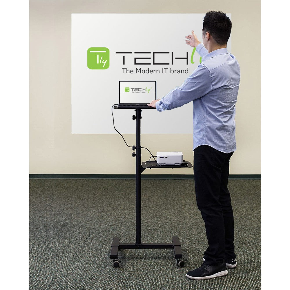 Techly ICA-TB TPM-10 Table de projecteur en métal