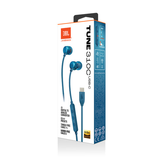 JBL Tune 310C Bleu