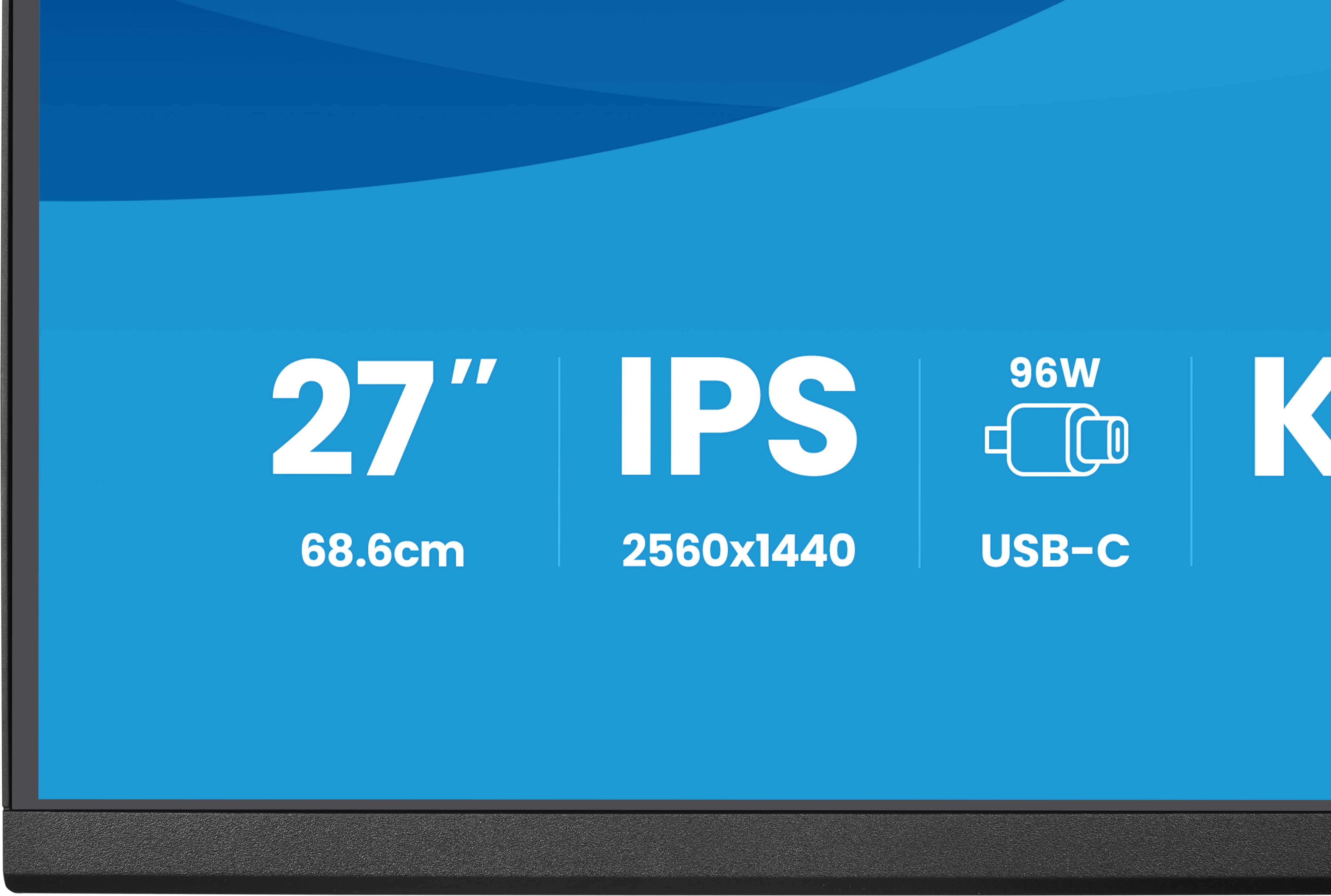 27'' IPS QHD 75Hz puertos y KVM Pro Max