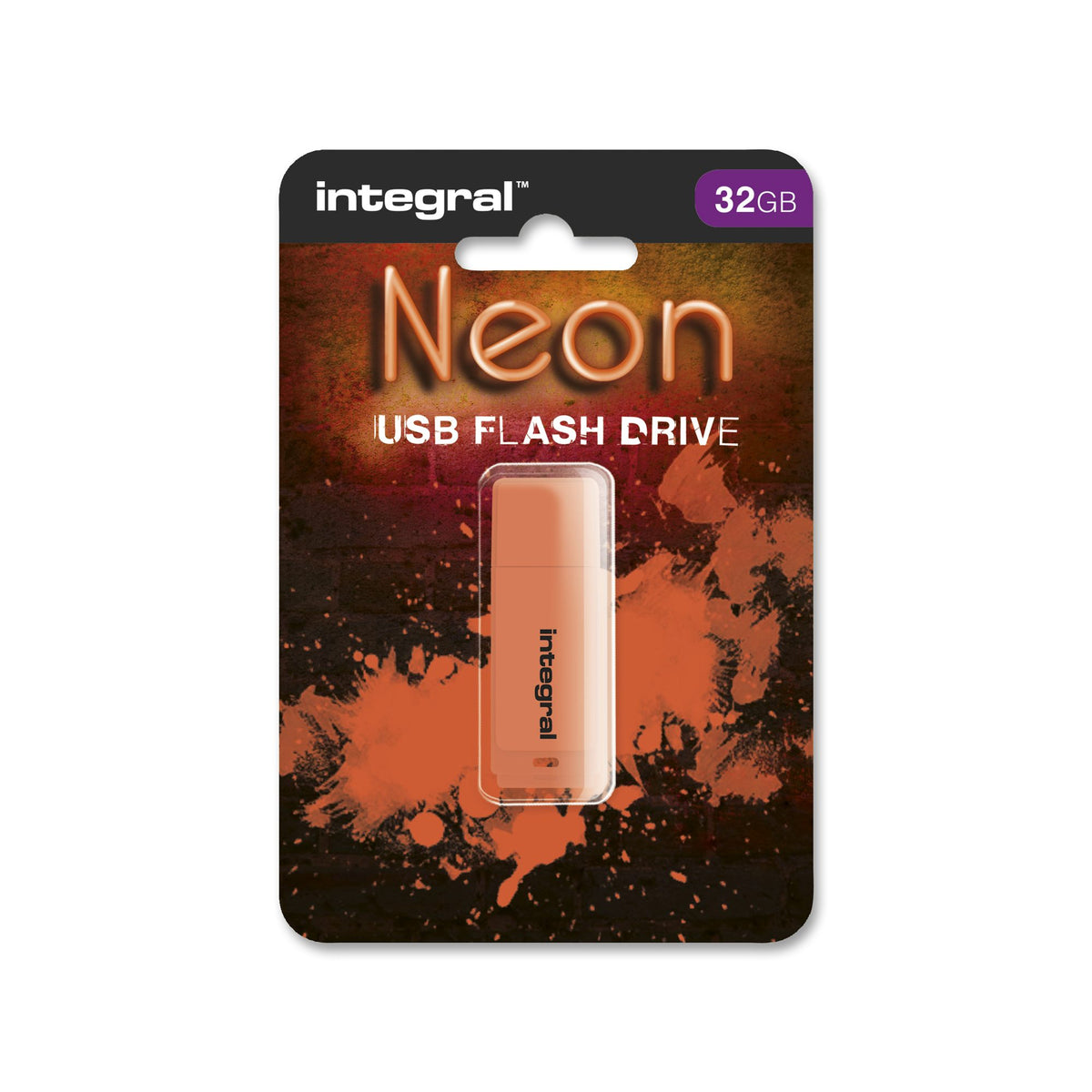 USB Flash Drive NEON 32GB Orange