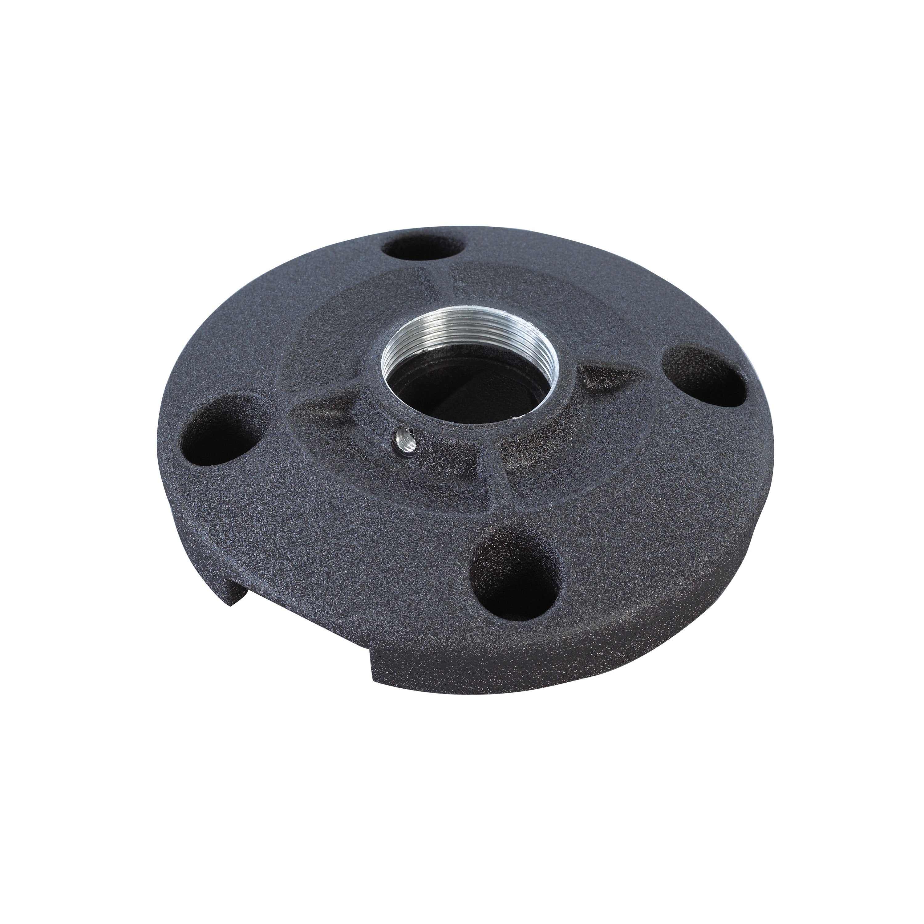 Chief Black cable entry ceiling plate