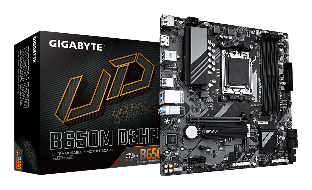 GIGABYTE B650M D3HP carte mere AMD B650 Emplacement AM5 micro ATX