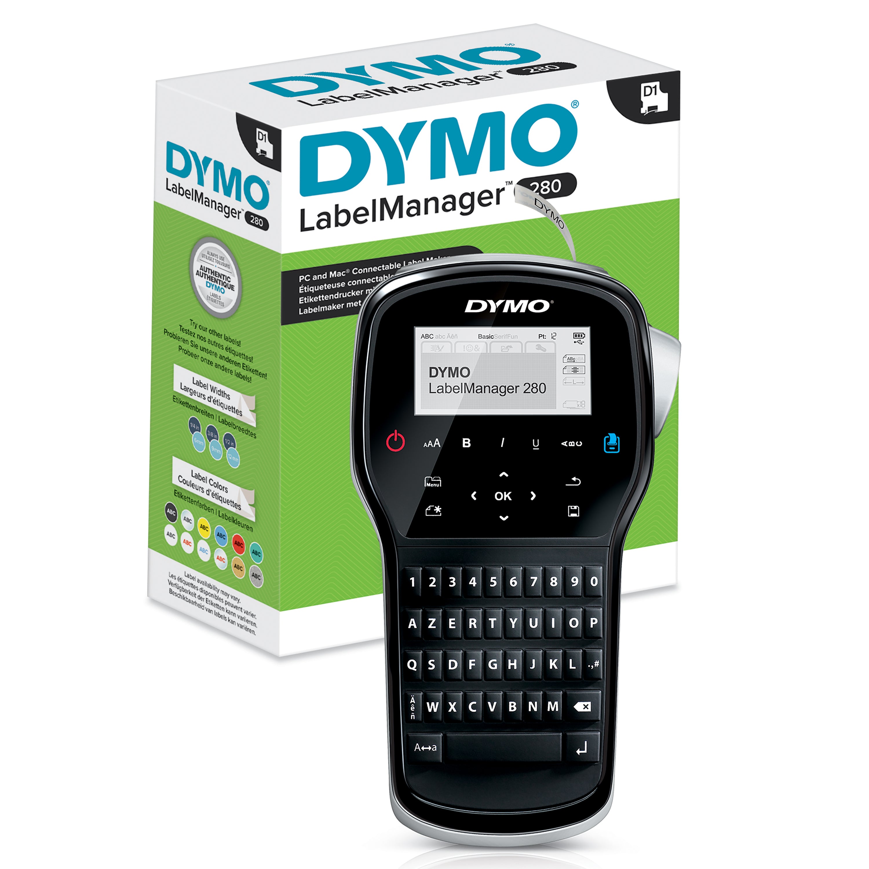 DYMO Etiqueteuse LabelManager 280 portable, rechargeable