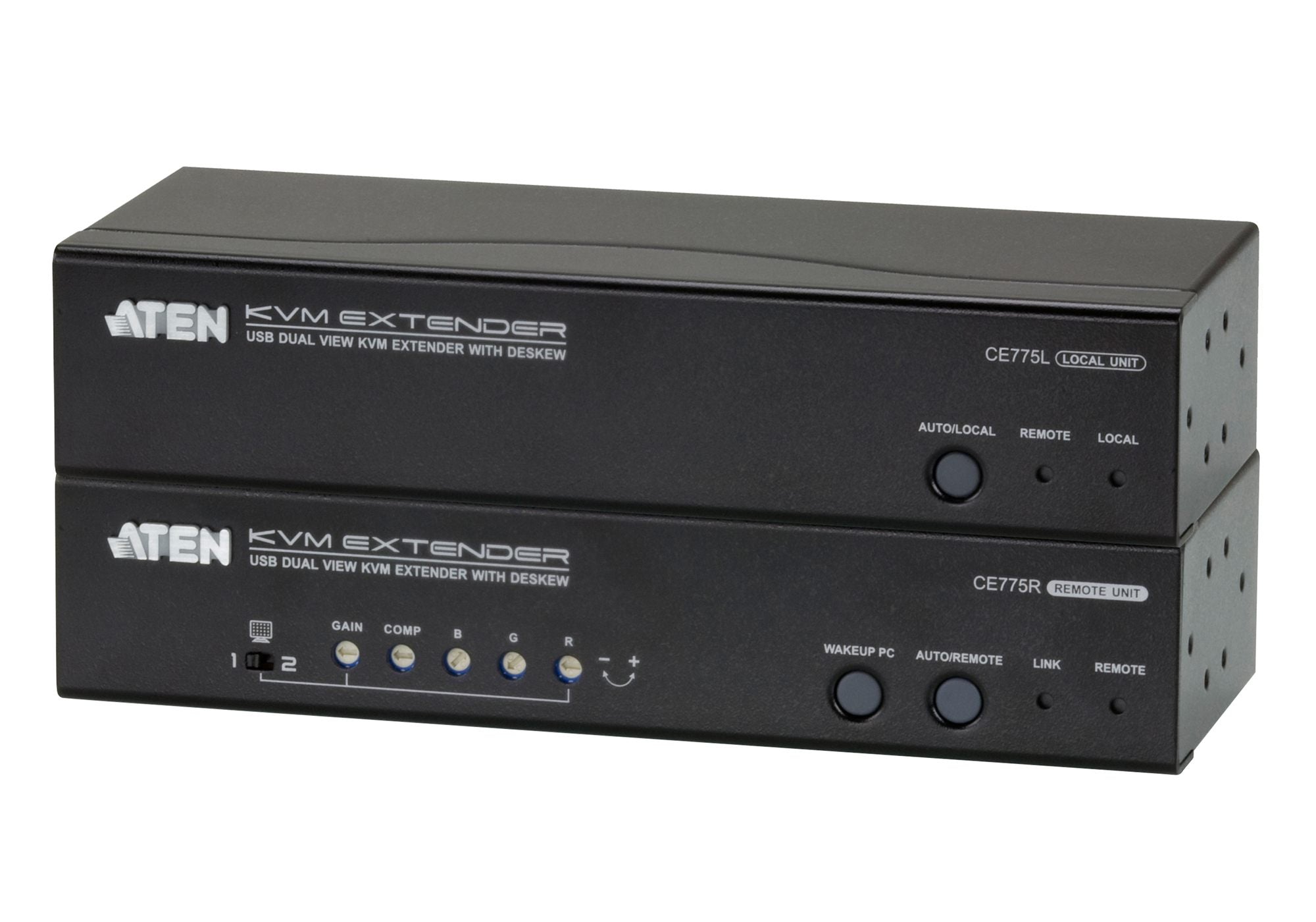 Aten CE775 prolongateur KVM Double Écran VGA/USB/Audio 300M