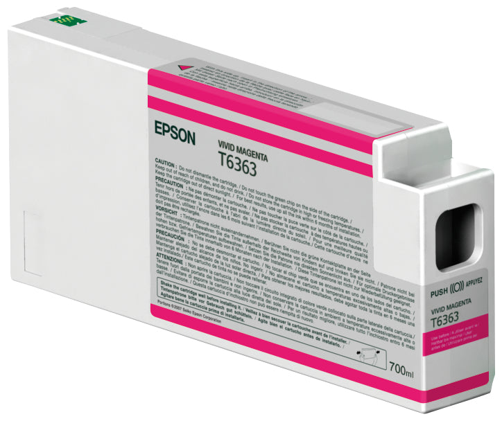 EPSON 5LB T6363 ink cartridge vivid magenta standard capacity 700ml 1-pack