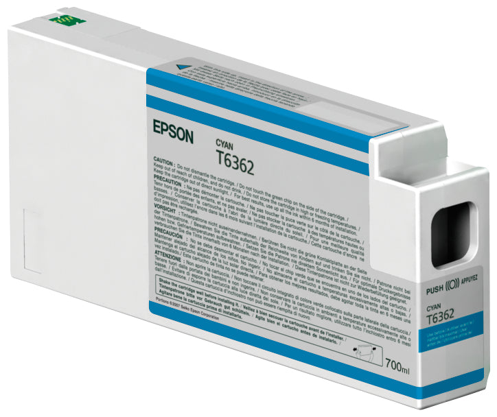 EPSON T6362 cartouche de encre cyan capacité standard 700ml pack de 1