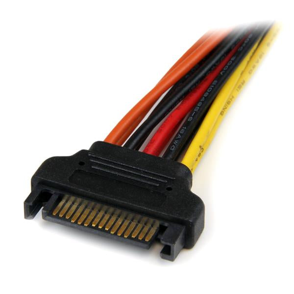 6in Latching SATA Power Y Splitter Cable