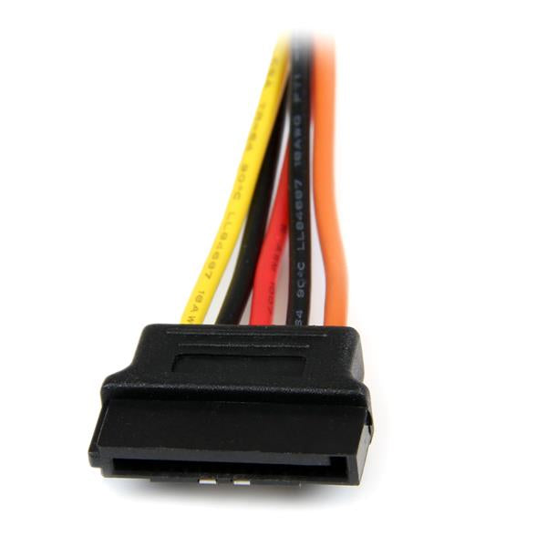 6in Latching SATA Power Y Splitter Cable