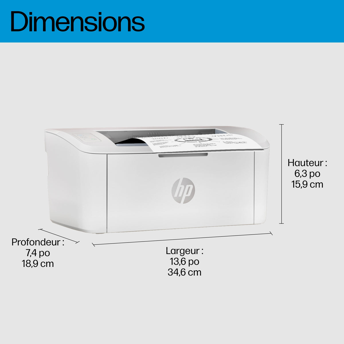 HP LaserJet M110w Printer Mono B/W laser A4/Letter 600x600dpi 20ppm capacity 150 sheets USB 2.0 Wi-Fi Bluetooth LE