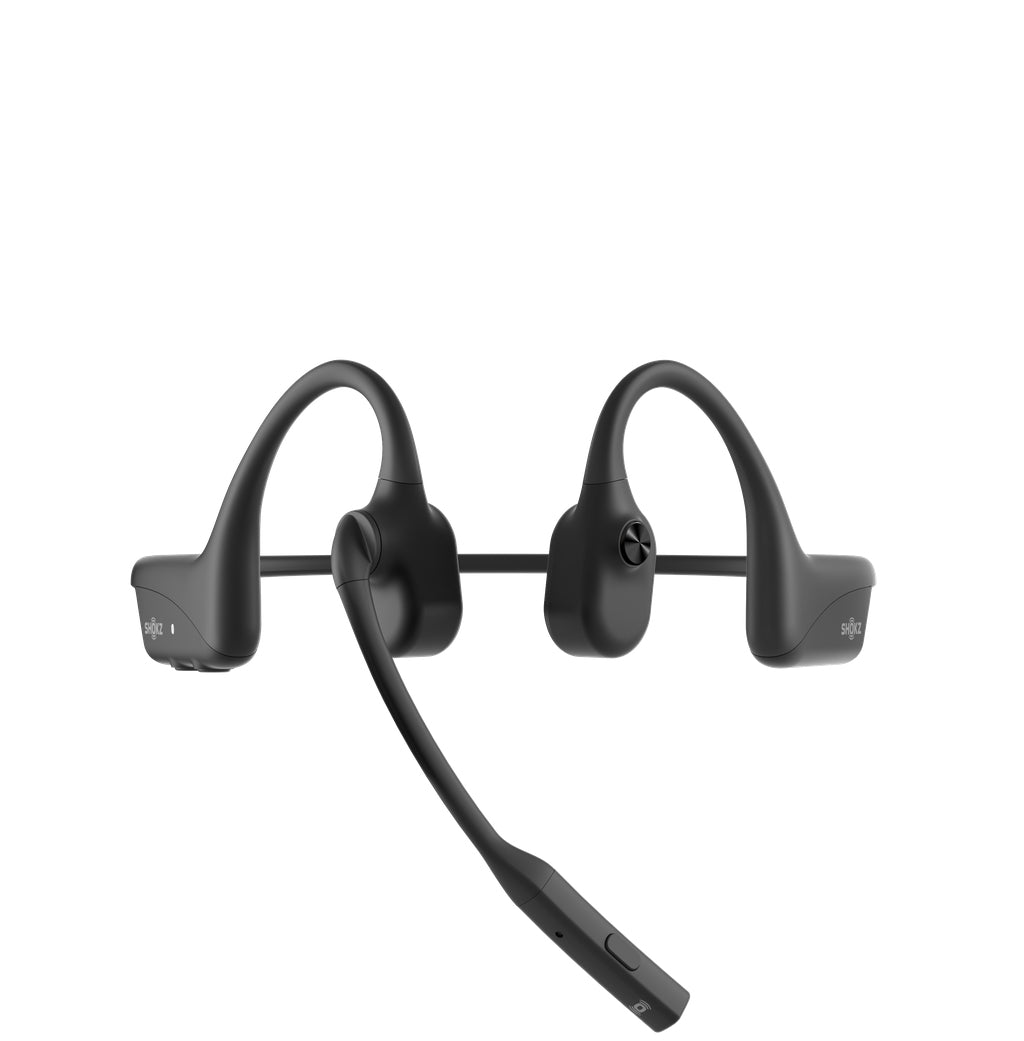 SHOKZ Casque sans-fil à conduction osseuse OpenComm2 - Noir
