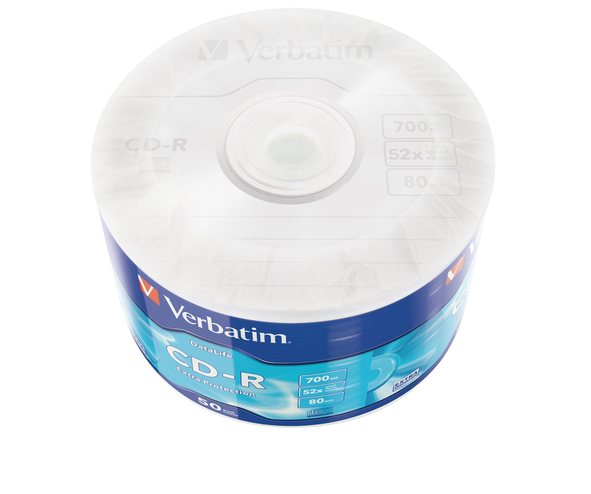 VERBATIM CD-R 52X 700MB 50 PACK