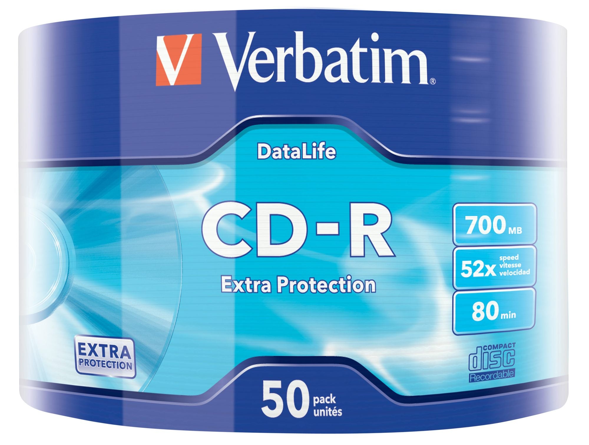 VERBATIM CD-R 52X 700MB 50 PACK