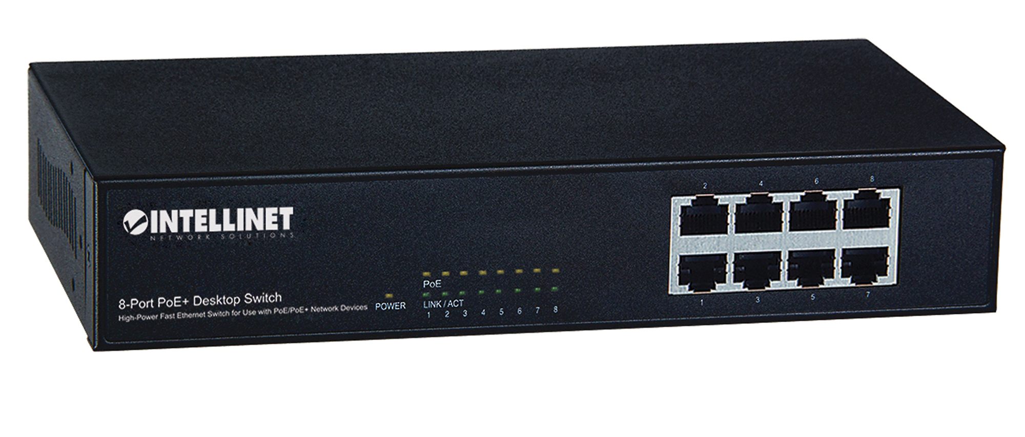 Intellinet 560764 Commutateur 10/100 8 ports 8PoE ATAF