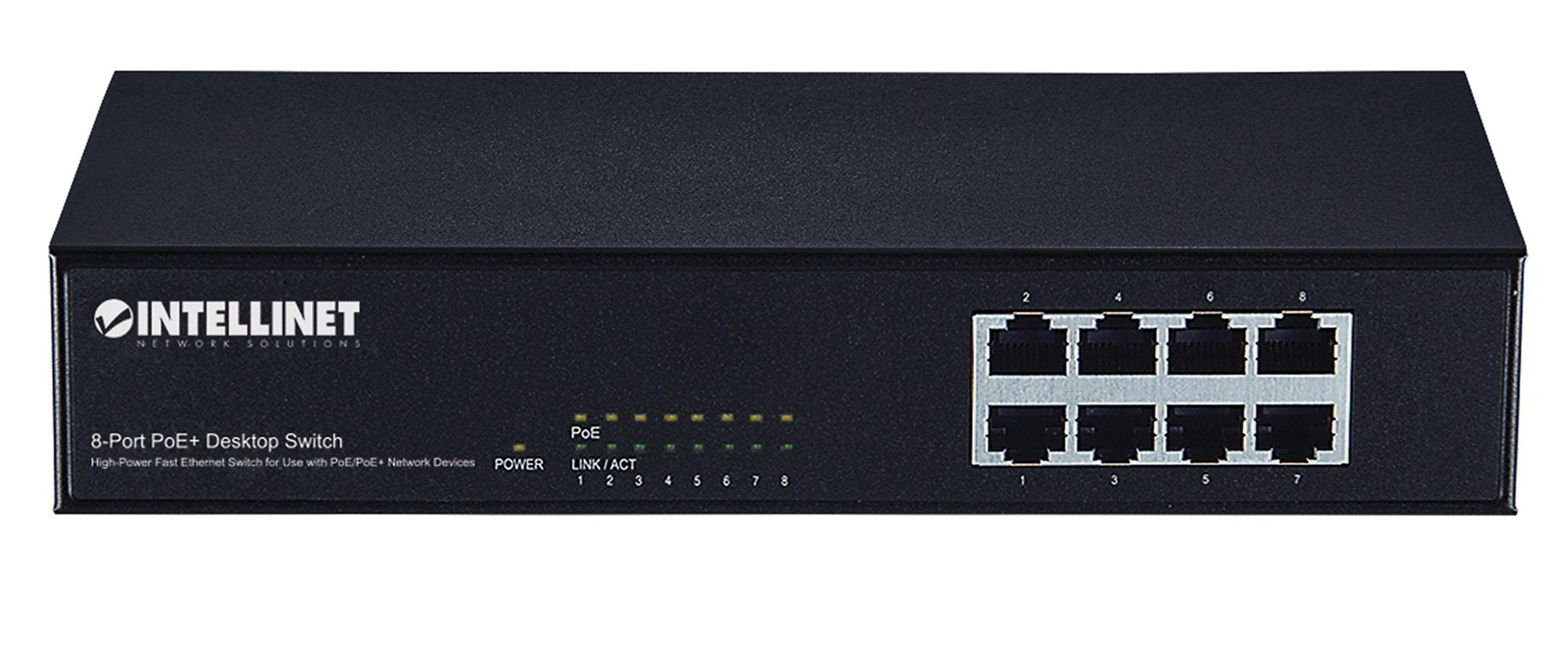 Intellinet 560764 Commutateur 10/100 8 ports 8PoE ATAF
