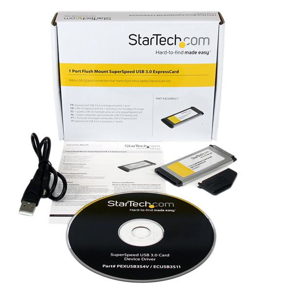 1x Flush Mount ExpressCard USB 3 Card