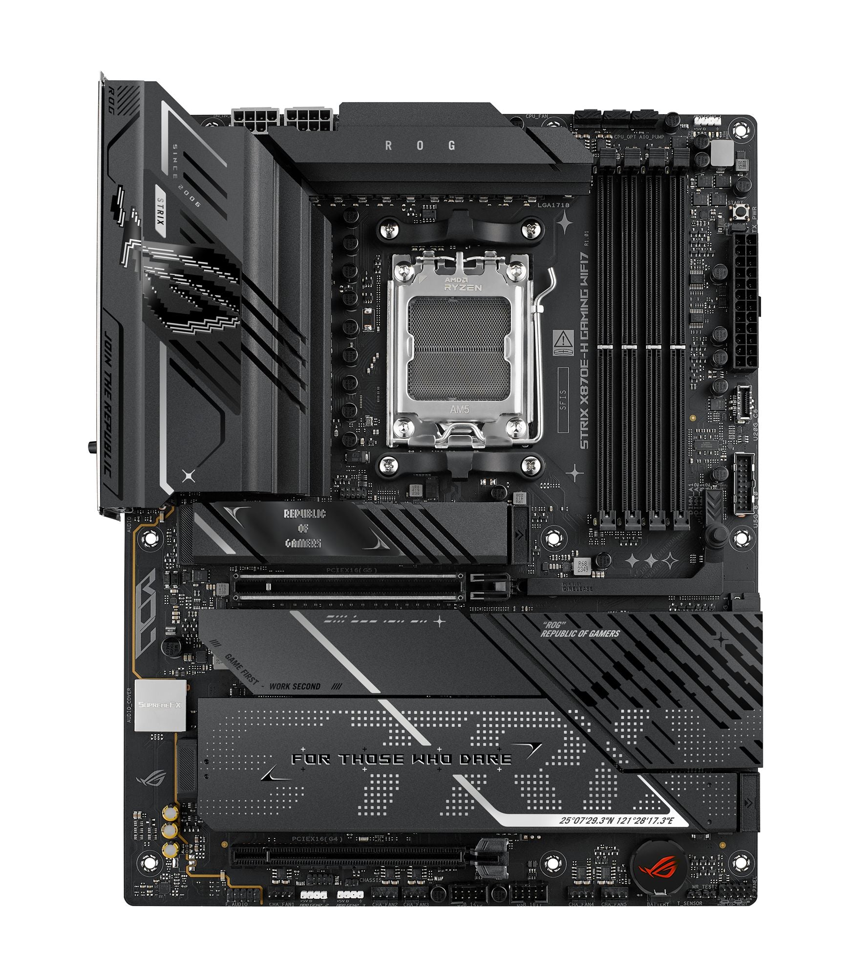 ASUS ROG STRIX X870E-H GAMING WIFI7 ATX AM5 DDR5 Motherboard 2xUSB4 1xHDMI