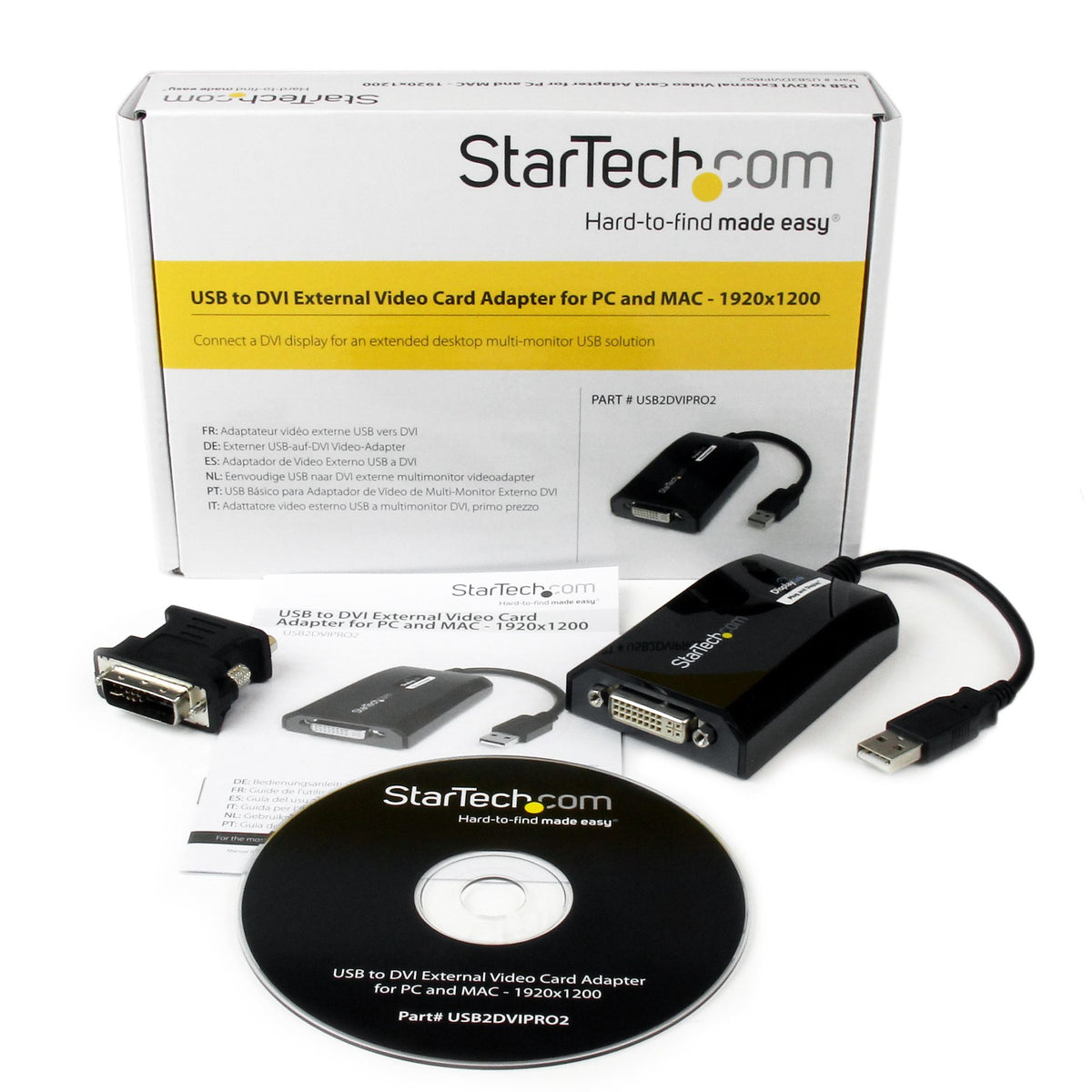 USB to DVI Adapter Video Graphics Card