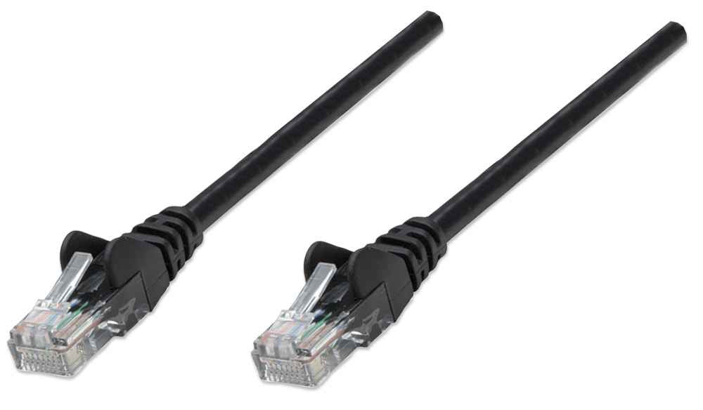 Intellinet 5m Cat6 câble de réseau Noir U/UTP (UTP)