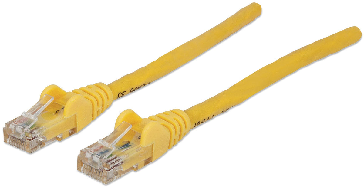Intellinet Cat6 UTP, 5m câble de réseau Jaune U/UTP (UTP)