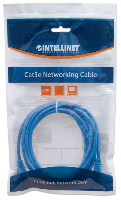 Intellinet 5m Cat6 - 5 m - Cat6 - U/UTP (UTP) - RJ-45 - RJ-45