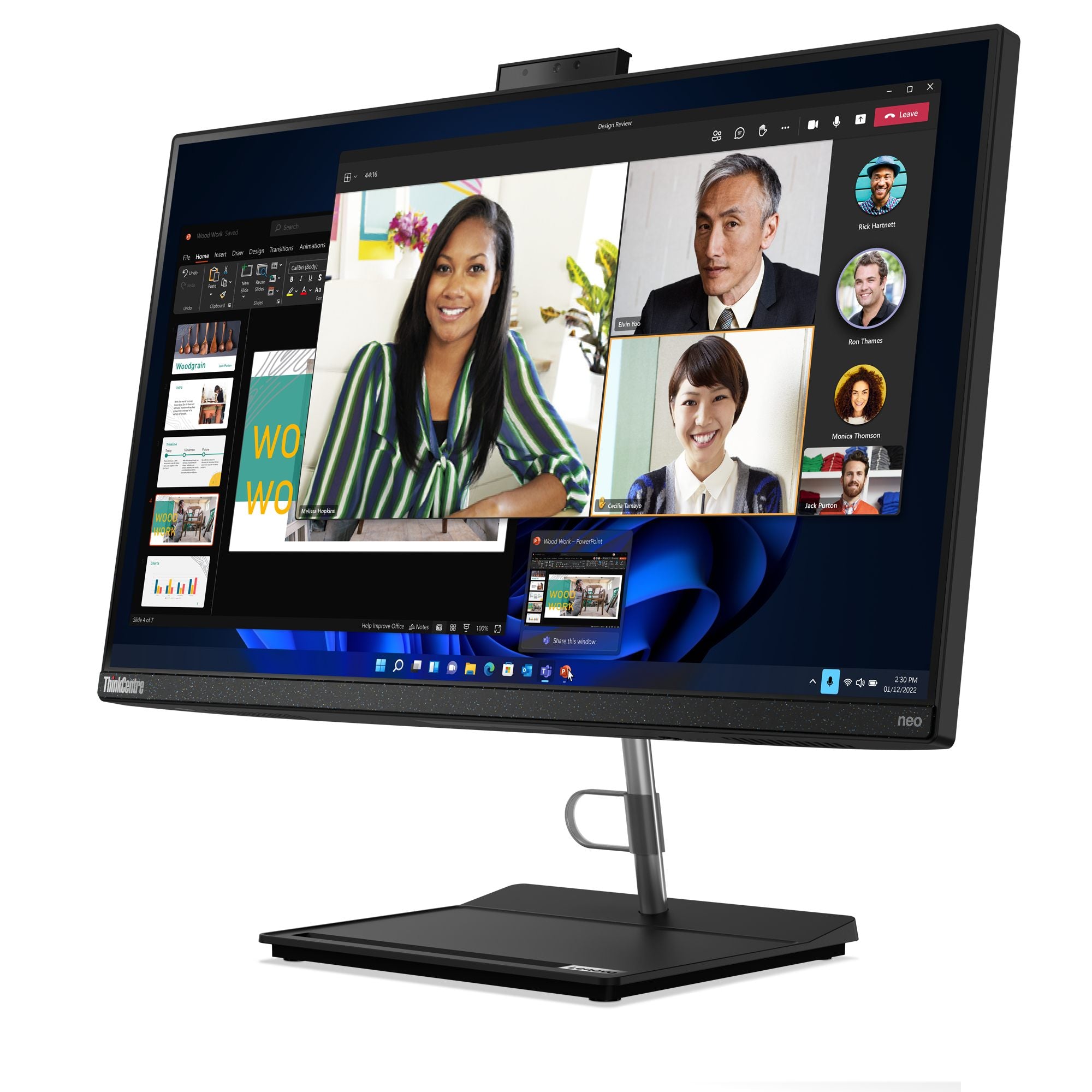 LENOVO ThinkCentre neo 30a 24 Gen 4 Intel Core i5-13420H 23.8p FHD 8Go 256Go SSD M.2 2280 PCIe Intel UHD Graphics W11P 1YR Onsite