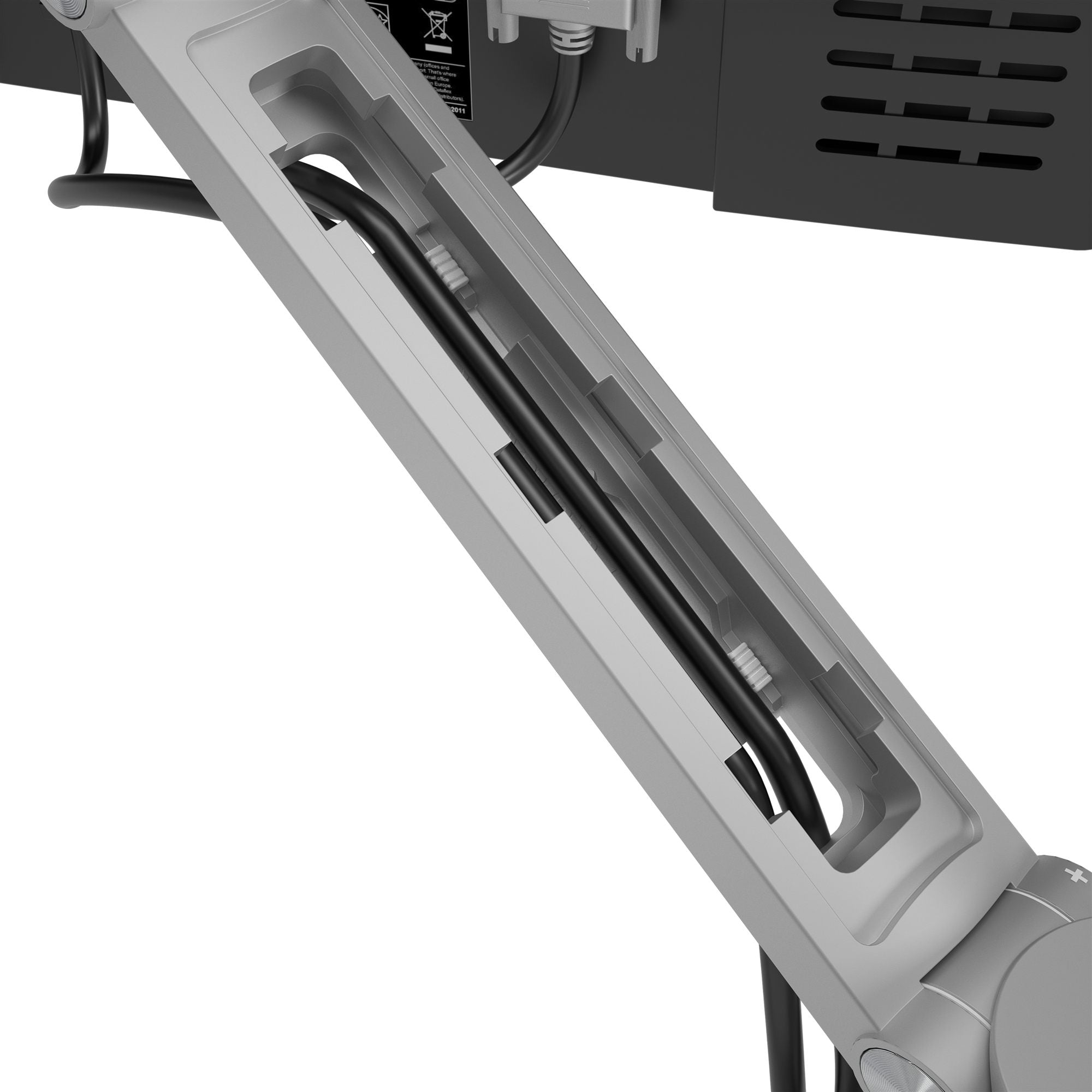 DATAFLEX Support écran de bureau 58.622 argent