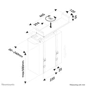 CPU/PC Holder h:0-55cm width PC:5-24cm
