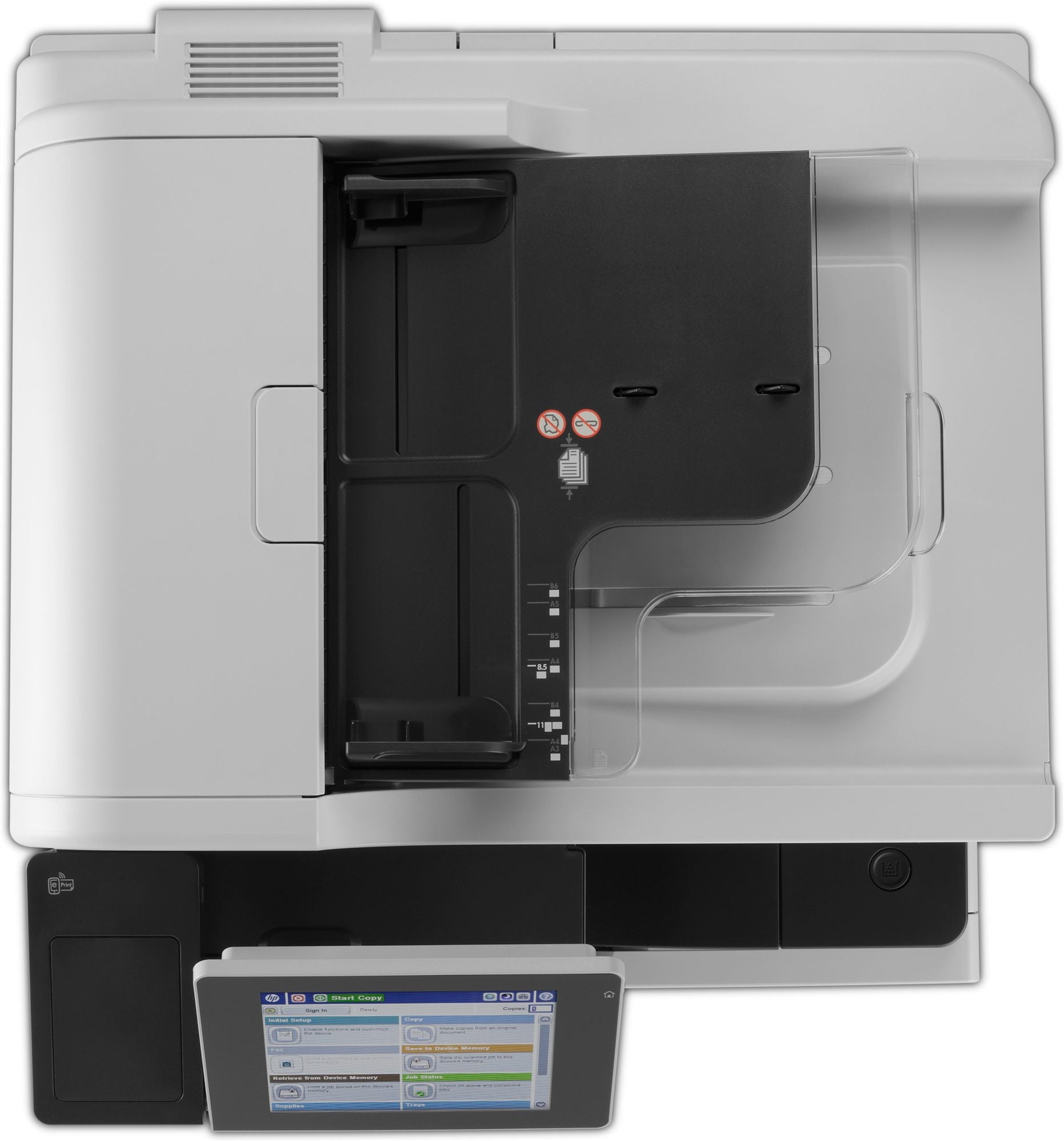 HP LaserJet Enterprise M725dn MFP Mono laser A3 297x420mm A3 41ppm Copy 41ppm Print 600sheets USB LAN