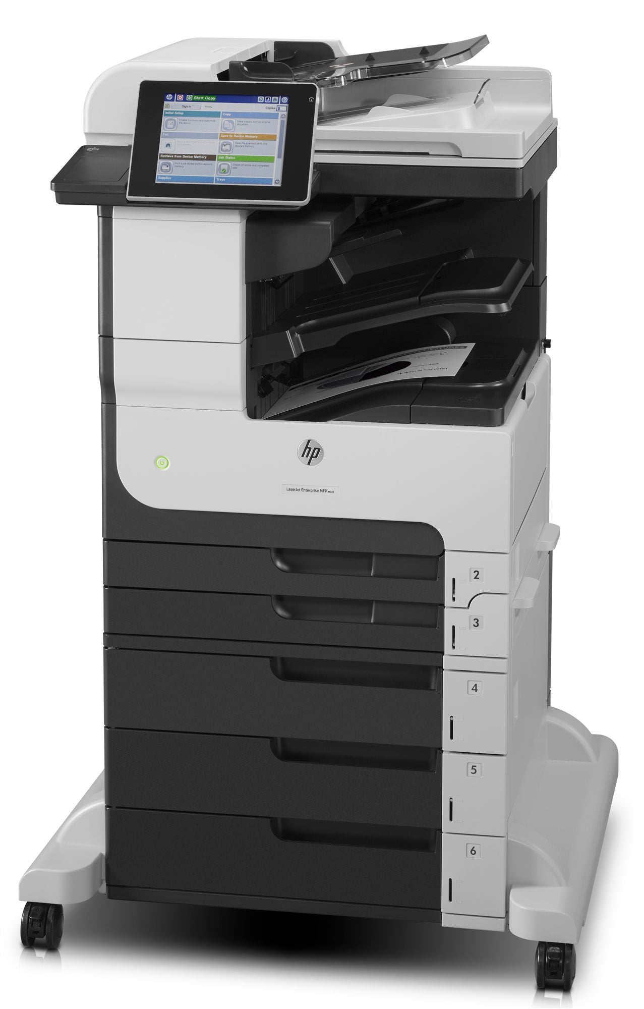 HP LaserJet Enterprise M725z MFP Mono laser A3 297x420mm A3 41ppm Copy 41ppm Print 2100sheets USB LAN