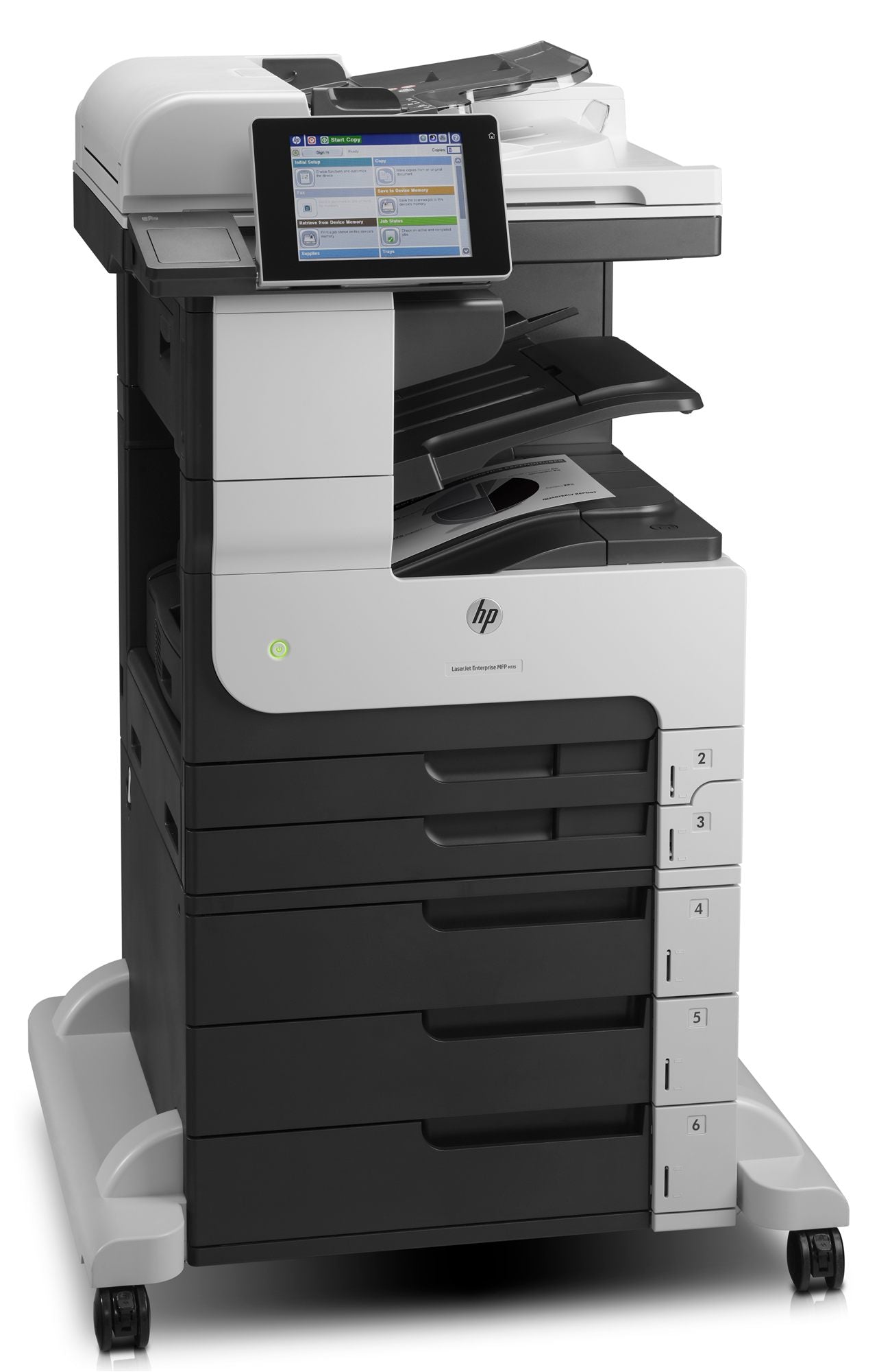 HP LaserJet Enterprise M725z MFP Mono laser A3 297x420mm A3 41ppm Copy 41ppm Print 2100sheets USB LAN