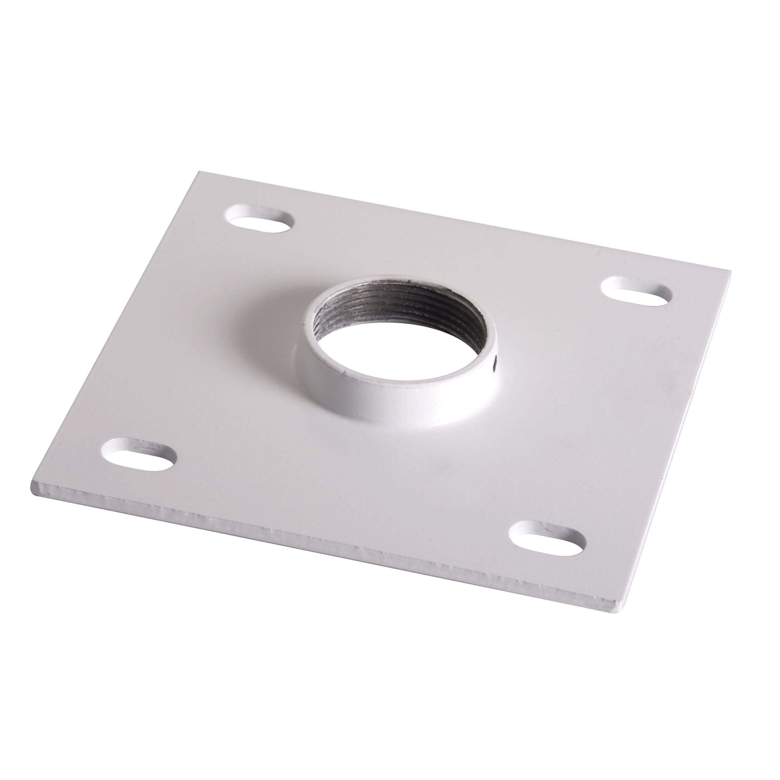 Chief 6x6in Ceiling Plate with 1.5in NPT Opening (White)