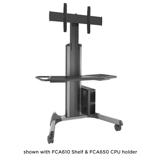 Chief 40 to 80in Manual Height Adj Mobile Cart