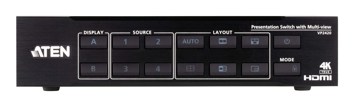 Aten VP2420-AT-G 4 x 2 True 4K Presentation Matrix Commutateur