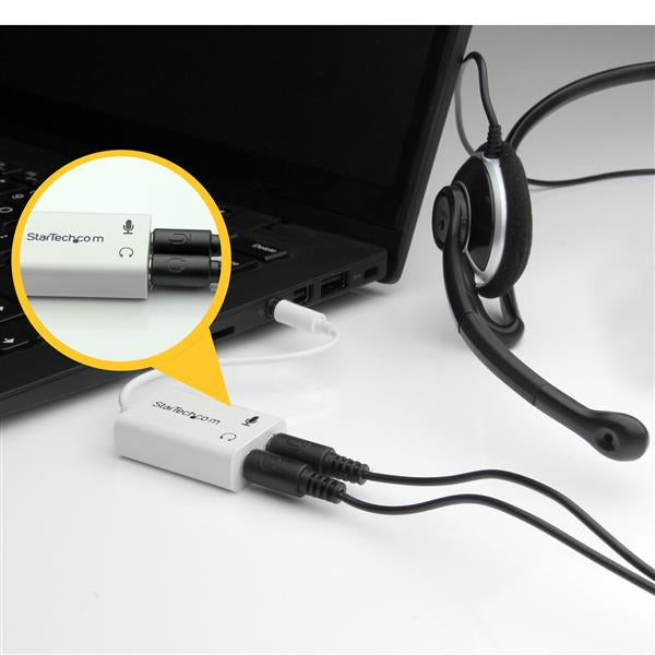 Headset Splitter 4 Pin to 2x 3 Position