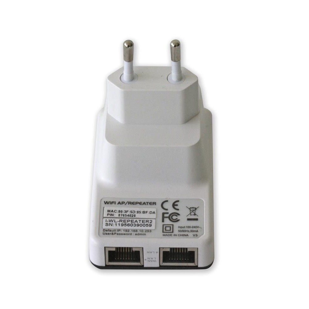 Techly I-WL-REPEATER2 Répéteur/Routeur N300 a brancher