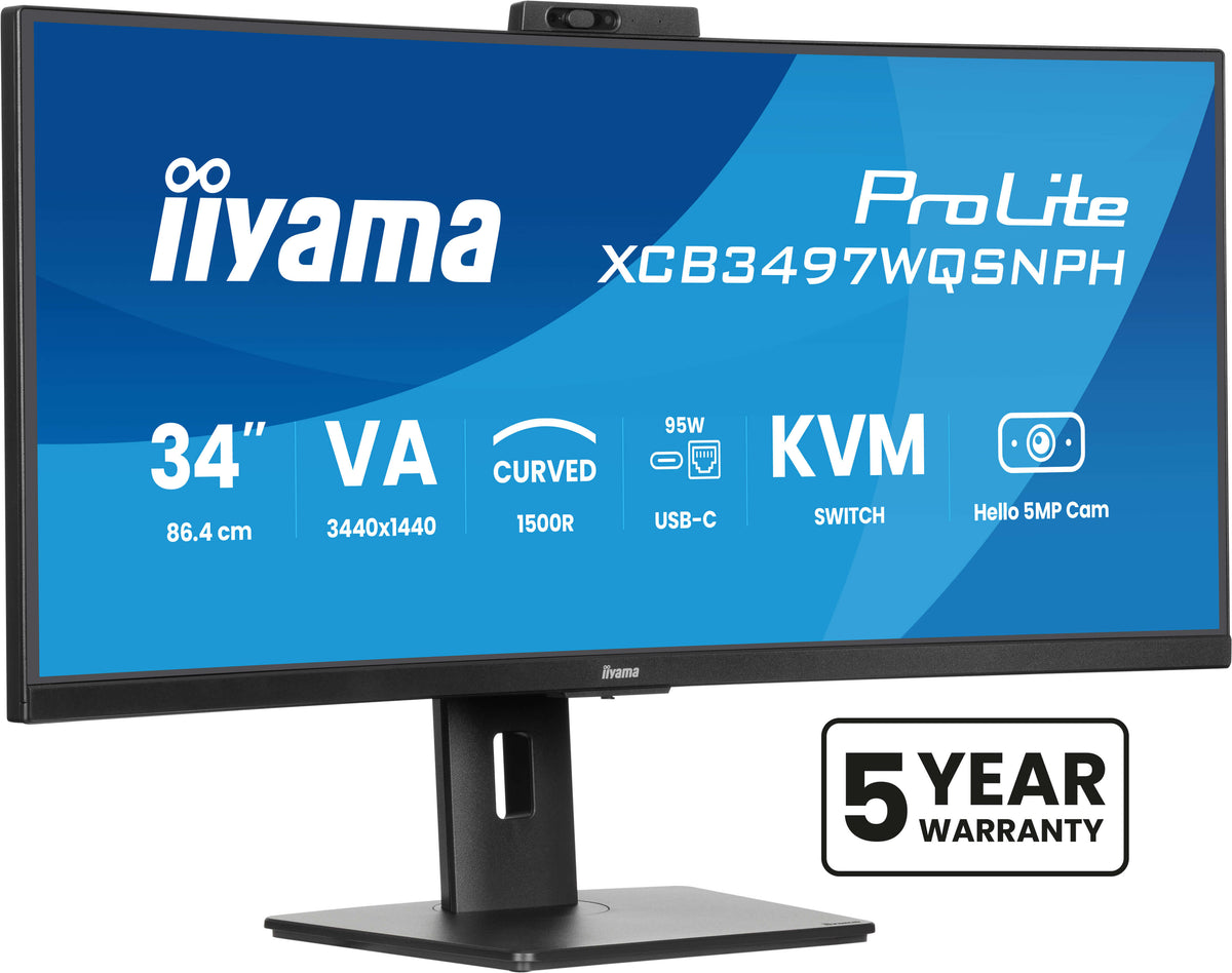 XCB3497WQSNPH-B1 34" UW Curved VA-3440x1