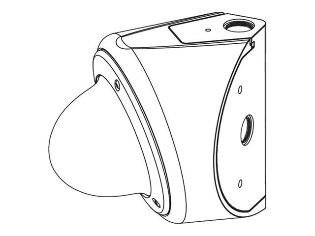 BOSCH SUPPORT D ANGLE ANTI-VANDALE POUR FLEXIDOME/ VDA-CMT-DOME