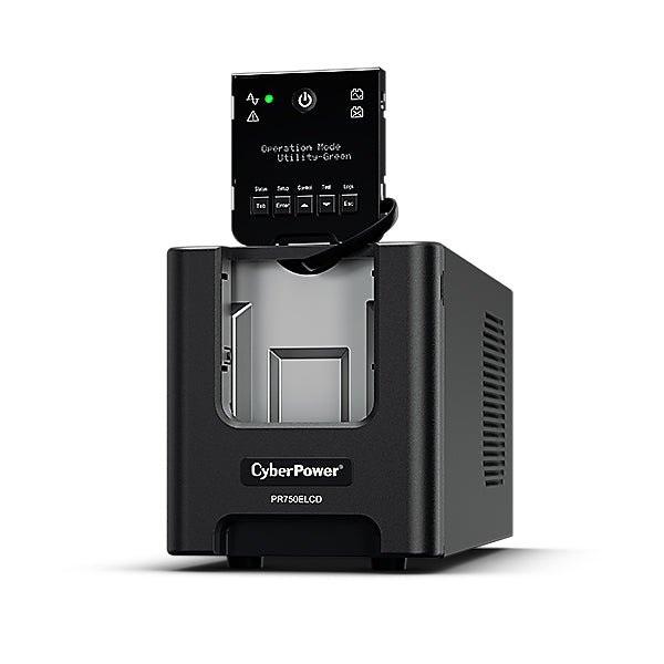 CyberPower PR750ELCD alimentation d'énergie non interruptible 0,75 kVA 675 W 6 sortie(s) CA