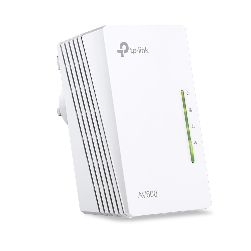 TP-LINK AV600 2-port Powerline WiFi Extender 500Mbps Powerline datarate 300Mbps wireleses N Plug and Play 2 fast ethernet port