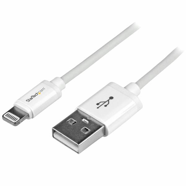 1m White 8-pin Lightning to USB Cable