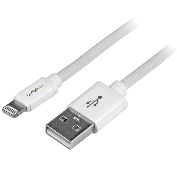 2m White 8-pin Lightning to USB Cable