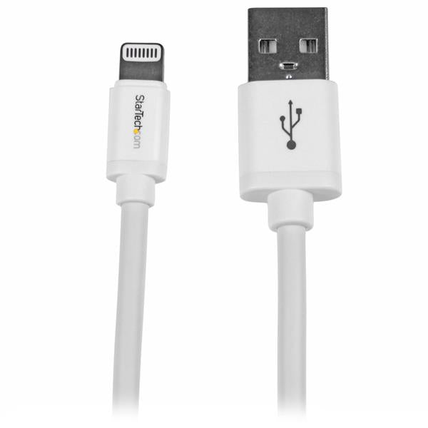 2m White 8-pin Lightning to USB Cable