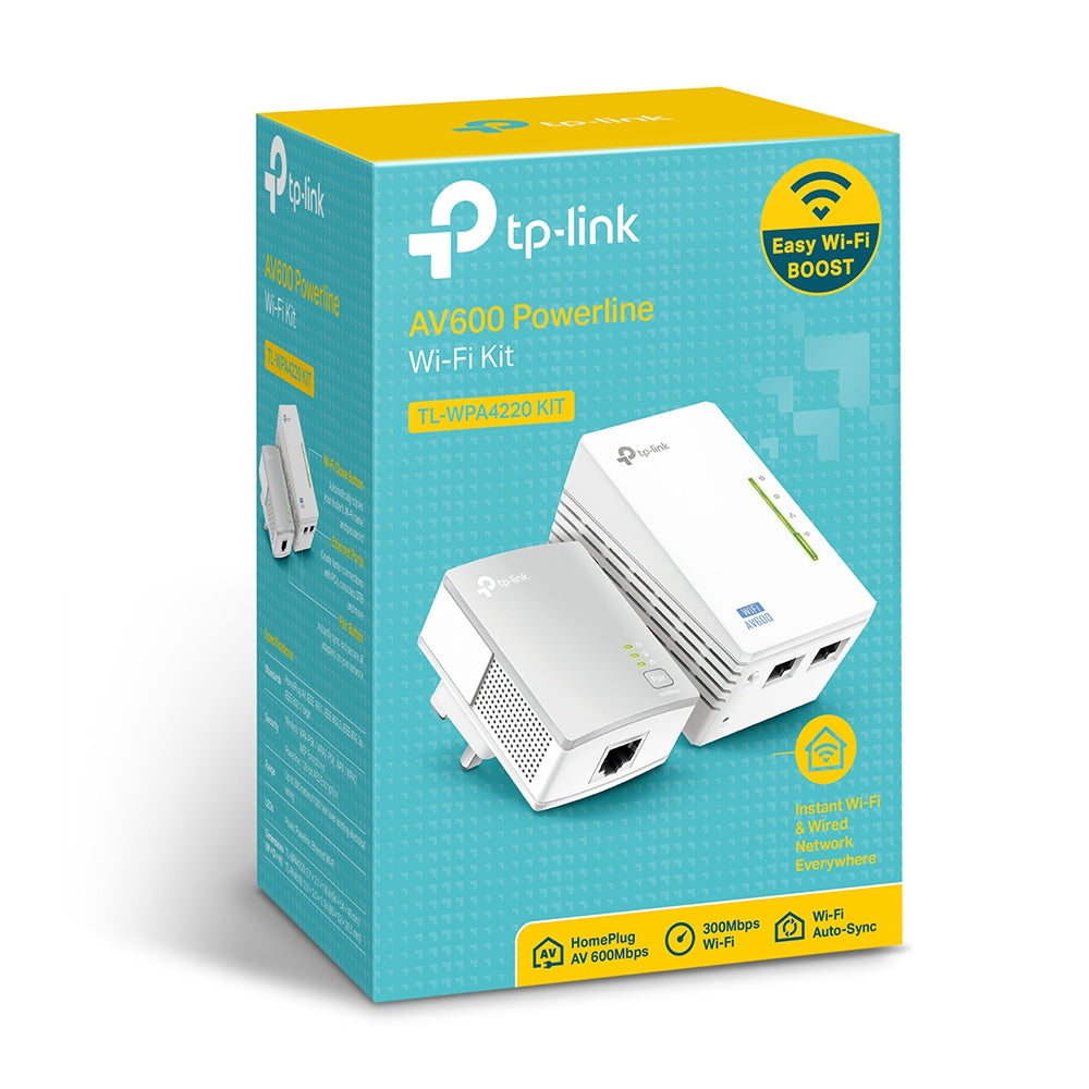 AV600 Powerline Wi-Fi Booster 2 LAN KIT