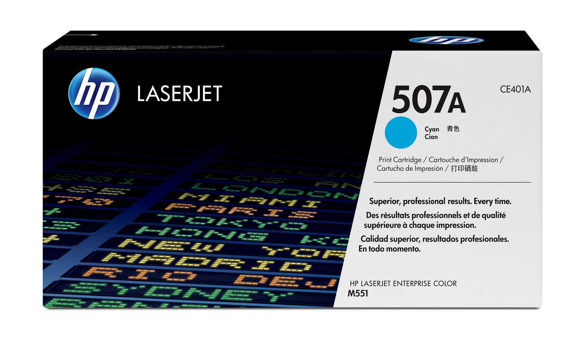 HP 507A original original Toner cartridge CE401A cyan standard capacity 6.000 pages 1-pack