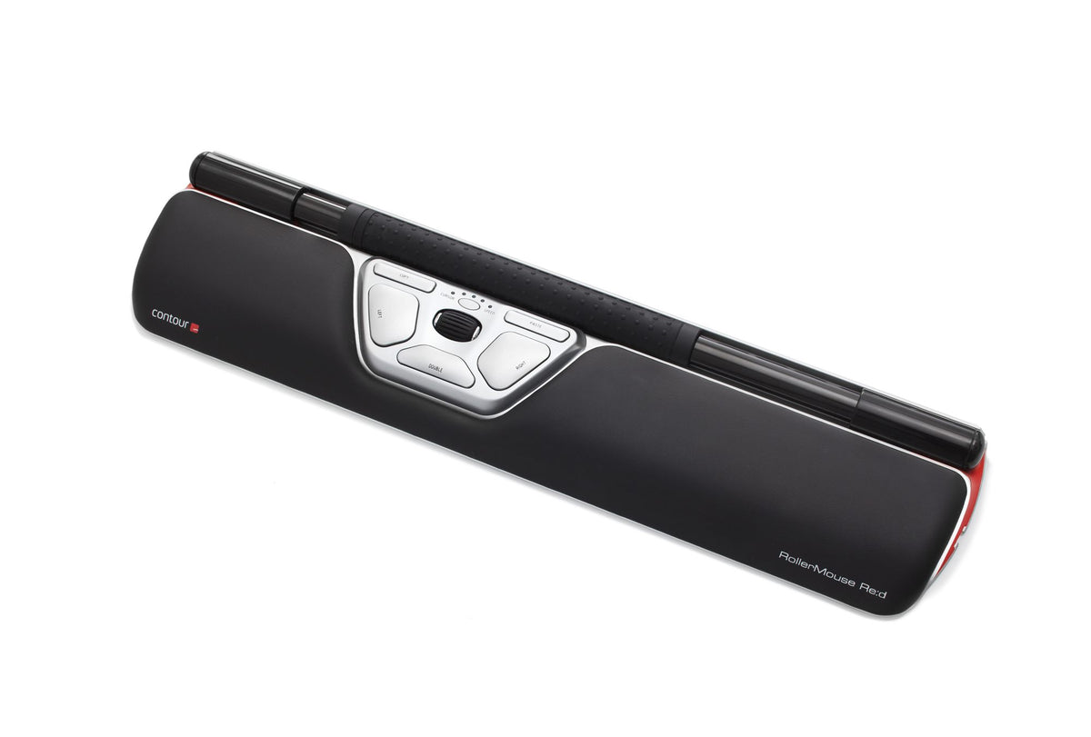 CONTOUR DESIGN Souris centrée RollerMouse Red filaire