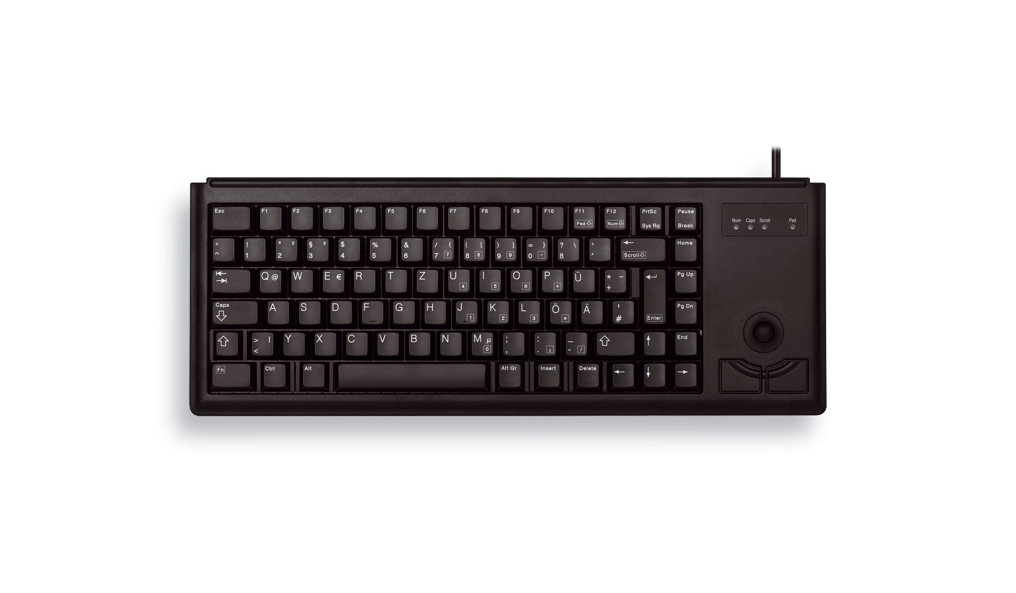 CHERRY Clavier compact G84-4400 USB noir