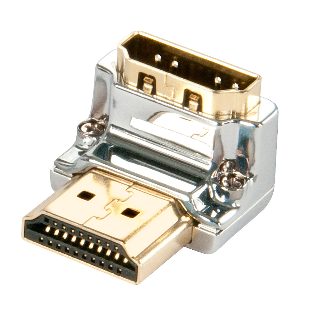 LINDY CROMO HDMI Adapter 90degree Down Connector type AM to AF