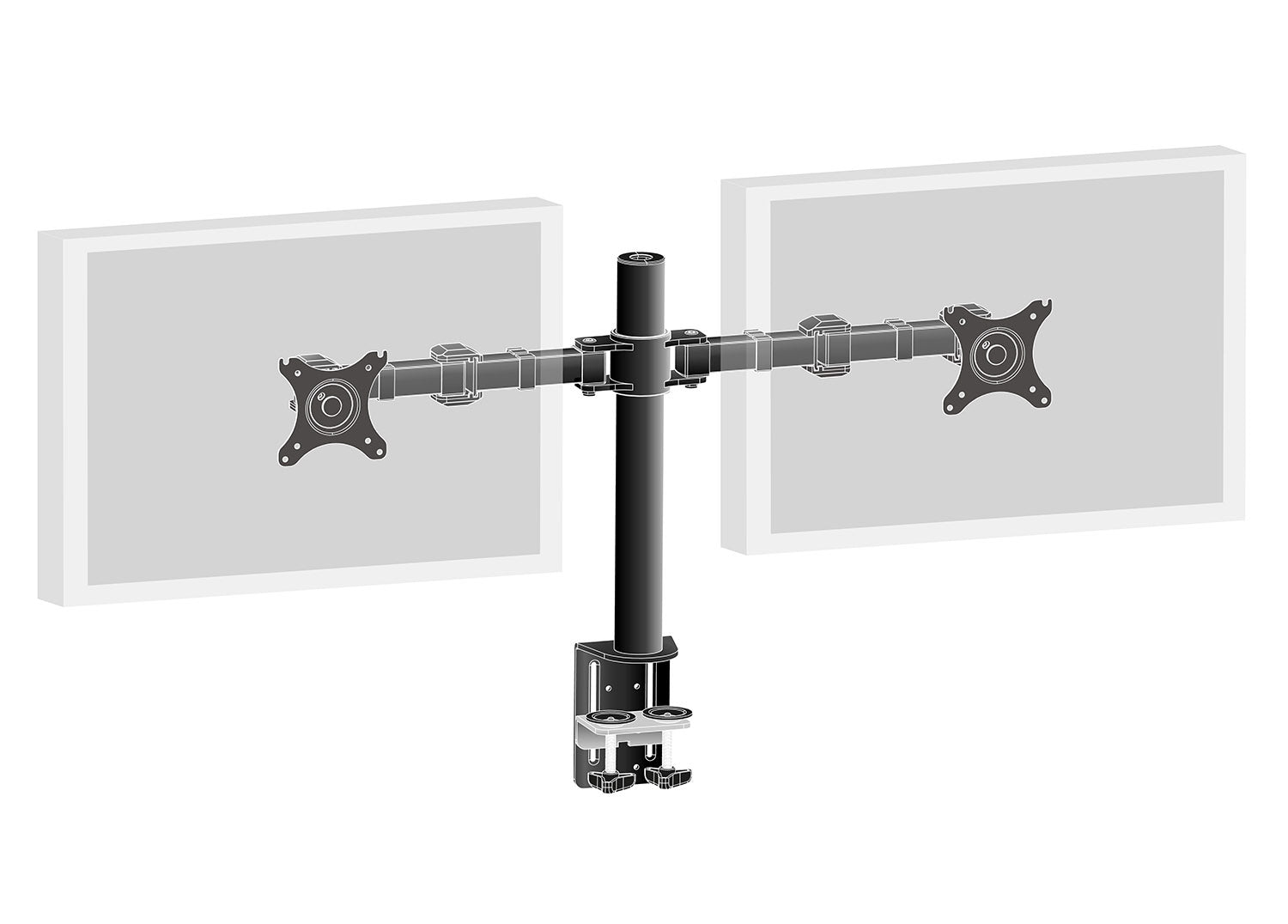 Desk Mount 10~30" VESA 75x75/100x100mm