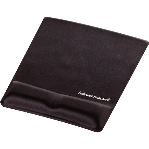 FELLOWES Tapis de souris - Repose-poignets Health-V™ - Noir Antibactérien