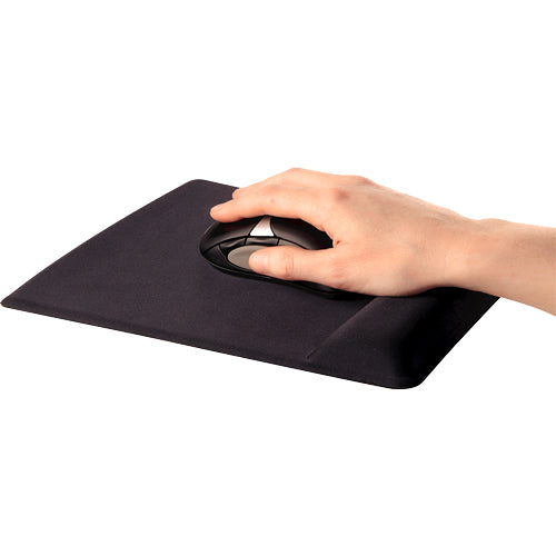 FELLOWES Tapis de souris - Repose-poignets Health-V™ - Noir Antibactérien